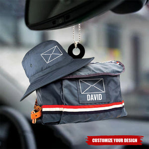 Personalized Postal Worker Car Ornament - Gift for Postal Worker