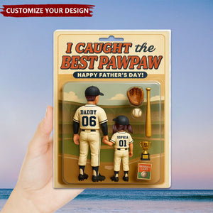We Caught The Best Dad Baseball Personalized Acrylic Plaque