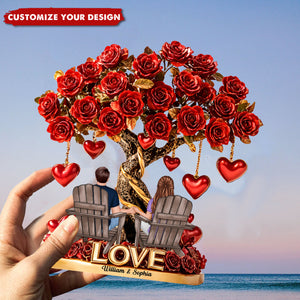 Tree Of Love - Personalized Couple Acrylic Plaque