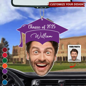 Graduation Hat - Personalized Acrylic Ornament