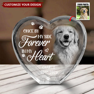 Custom Photo Your Love Lives On In My Heart - Memorial Personalized Acrylic Plaque