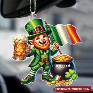 Lucky Patrick's Day - Personalized Acrylic Car Ornament