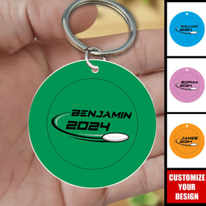 Ultimate Flying Discs - Personalized Acrylic Keychain, Gift For Ultimate Player