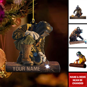 Personalized Welder Ornament - Custom Welding Ornament