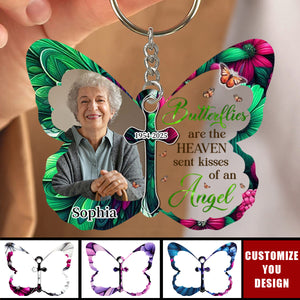 Custom Photo In Memory, I Am Always With You - Memorial Personalized Keychain