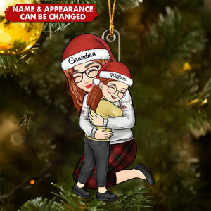 You Are In My Heart Forever, Nana - Family Personalized Custom Ornament - Acrylic Custom Shaped - Christmas Gift For Grandma