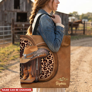 Cowgirl Boots - Personalized Cowgirl Tote Bag