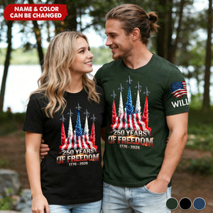 250 Years Of Freedom - Personalized Shirt