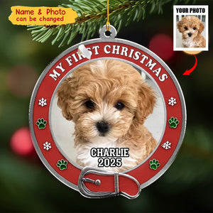 Custom Photo Ornament - Personalized Christmas Gifts For Dog Cat Lovers