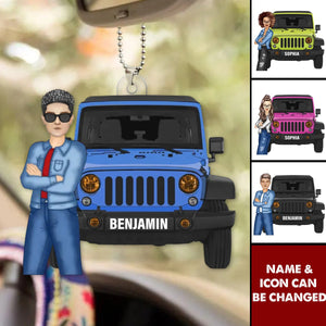 Ain't Nothing But A Off-Road Car Thang Personalized Acrylic Car Ornament