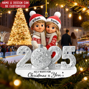 Couple We Got This 3D Crystal Effect - Personalized Acrylic Ornament, Christmas Gift For Him, Gift For Her