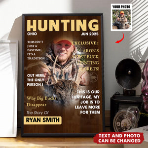 Man Cave Hunting Art - Personalized Poster, Gift For Hunter