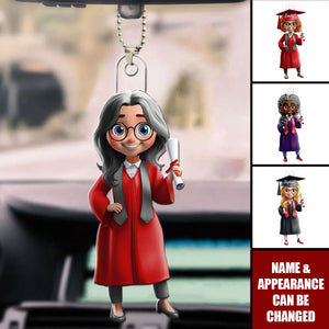 Graduation Girls - Personalized Acrylic Ornament - Graduation Gift For She