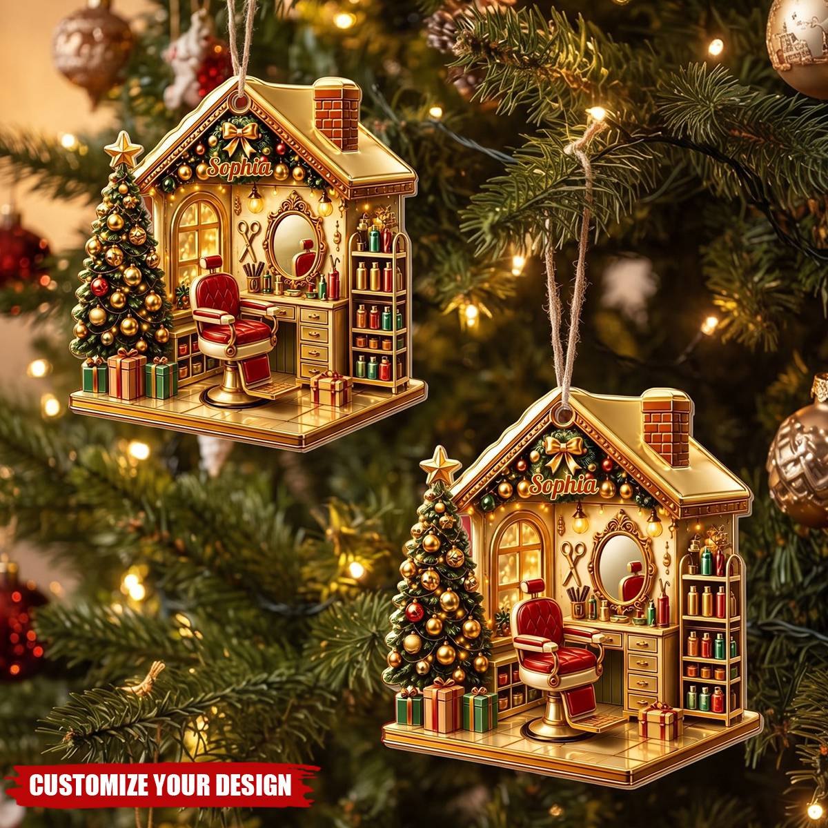 Personalized Ornament - Our Salon Gift For Hairstylist Lovers