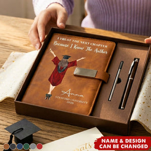 Graduation Gift For Her Him - Personalized Notebook Set