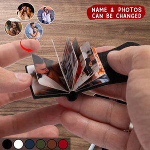 Mini Photo Album Keychain - Personalized Gift, Gift for Him, Her, Christmas Gifts, Boyfriend Christmas Gift, Handmade Gift, Birthday Gift