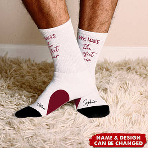 Personalized We Make The Perfect Soft Crew Socks Long Stockings