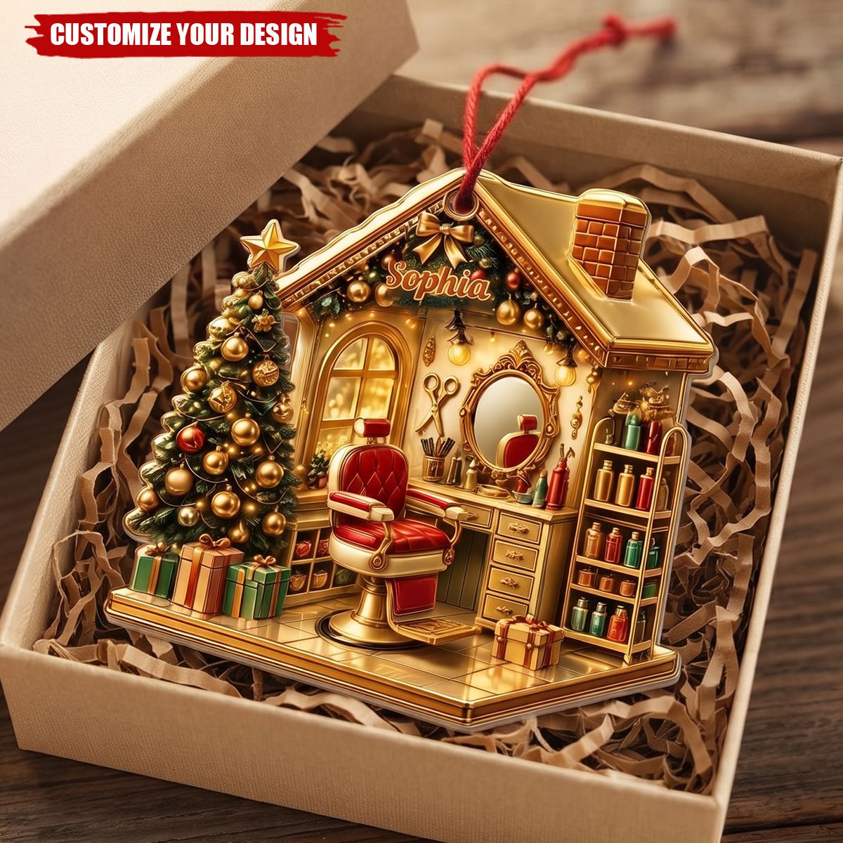 Personalized Ornament - Our Salon Gift For Hairstylist Lovers