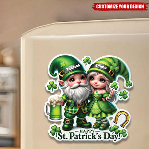 Happy Couple Patrick's Day - Personalized Decor Decal