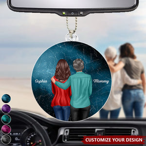 Under These Stars You Became My Mom Personalized Acrylic Ornament