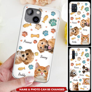 Custom Photo A Pet's Love Is The Best Kind Of Love - Personalized Phone Case - Gift For Pet Owners, Pet Lovers