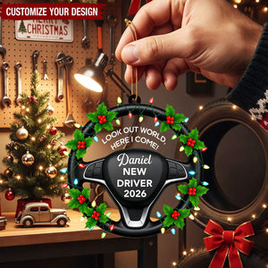 Look Out World Here I Come - Personalized Acrylic Ornament