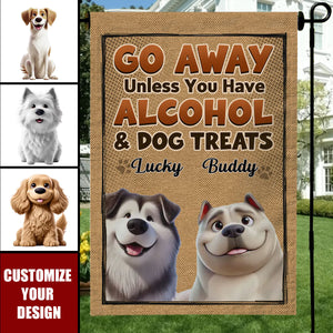 Dog Personalized Flag - Gift For Pet Lovers