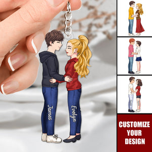 You Are My Favorite - Couple Personalized Acrylic Keychain