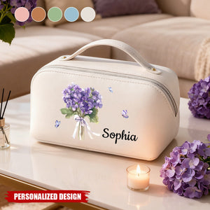 Custom Travel Toiletry Bag - Personalized Birthday Gifts For Women, Besties