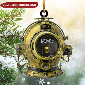 Personalized Gifts For Diving Lovers, Scuba Diving Acrylic Ornament