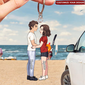 You Are My Favorite - Couple Personalized Acrylic Keychain