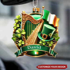 Custom Name Mountain Ireland Ornament - Personalized Gift For Ireland Lover