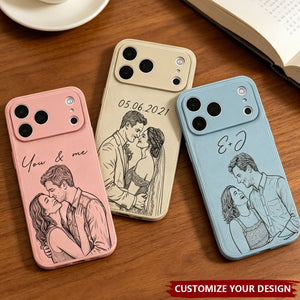 Custom Photo Phone Case Couple Gift For Her Gift For Him - Personalized Phone Case