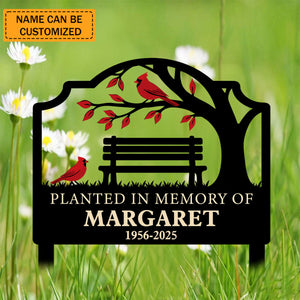 Not A Day Goes By That You Are Not Missed - Personalized Garden Stake