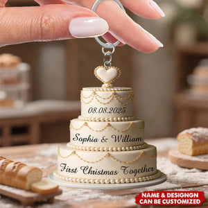 Our Love Story, Freshly Baked - Personalized Acrylic Keychain