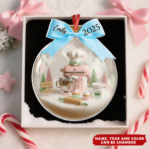 Love Baking - Personalized Christmas Acrylic Ornament