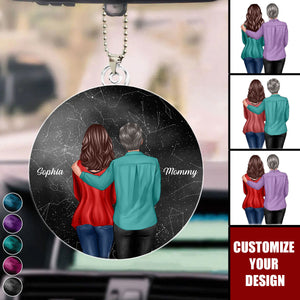 Under These Stars You Became My Mom Personalized Acrylic Ornament