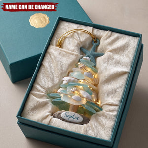 Sea Glass Tree - Personalized Acrylic Custom Shape Ornament