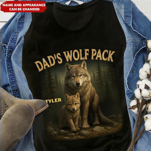 Papa’s Wolf Pack - Personalized Shirt- Father's Day, Gift For Dad, Grandpa