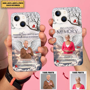 In Loving Memory In Heaven - Custom Photo Memorial Phone Case