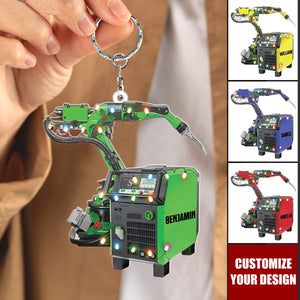 Multi Color Welder Machine - Personalized Acrylic Christmas Keychain