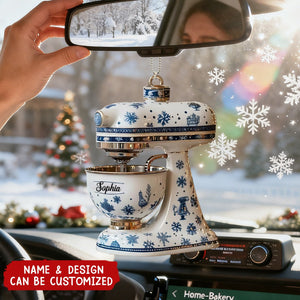 Baking Mixer - Personalized Acrylic Car Ornament, Gift For Bakers, Cooking Lovers