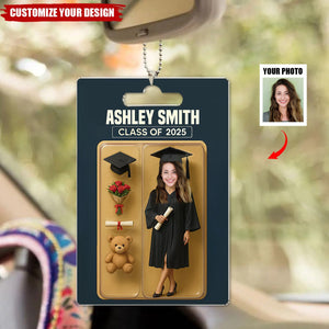 Custom Photo Graduate Personalized Acrylic Car Ornament