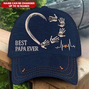 Personalized Where Love Never Ends - Family Custom Hat, All Over Print Classic Cap - Gift For Family Members