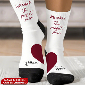 Personalized We Make The Perfect Soft Crew Socks Long Stockings