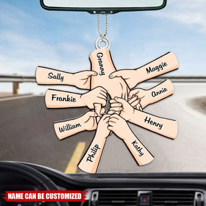 Where Love Grows - Personalized Acrylic Ornament, Gift For Mom, Grandma