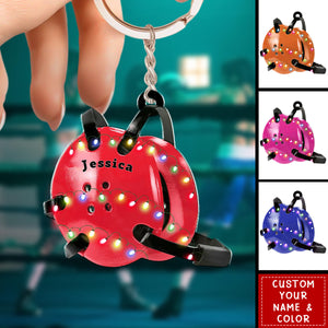 Wrestling Protection Personalized Keychain, Gift For Wrestler