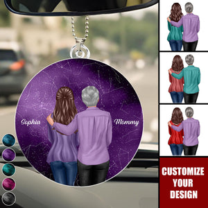 Under These Stars You Became My Mom Personalized Acrylic Ornament