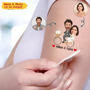 Personalized Wedding Party Tattoo - Custom Wedding Gift Tattoo