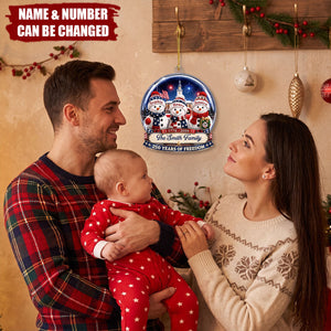 Custom Acrylic Ornament - Personalized America 250th Anniversary Christmas Gifts